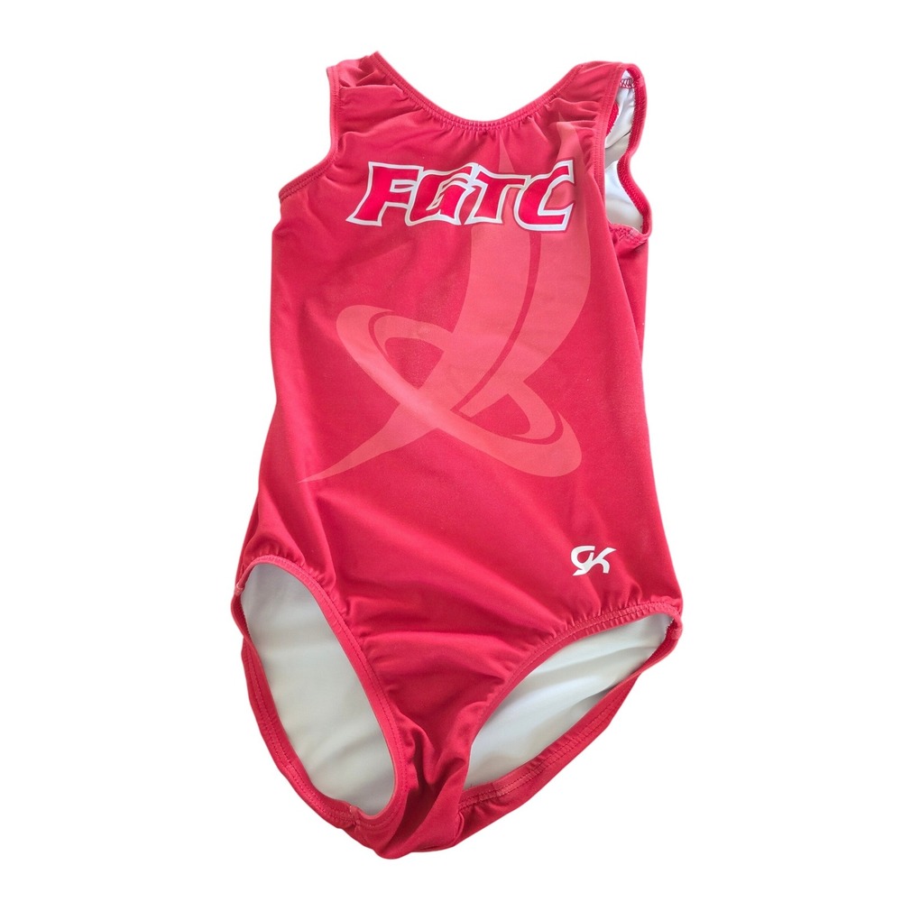 GK Elite FGTC Florida Gymnastics Training Center Leotard Pink Child Large CL